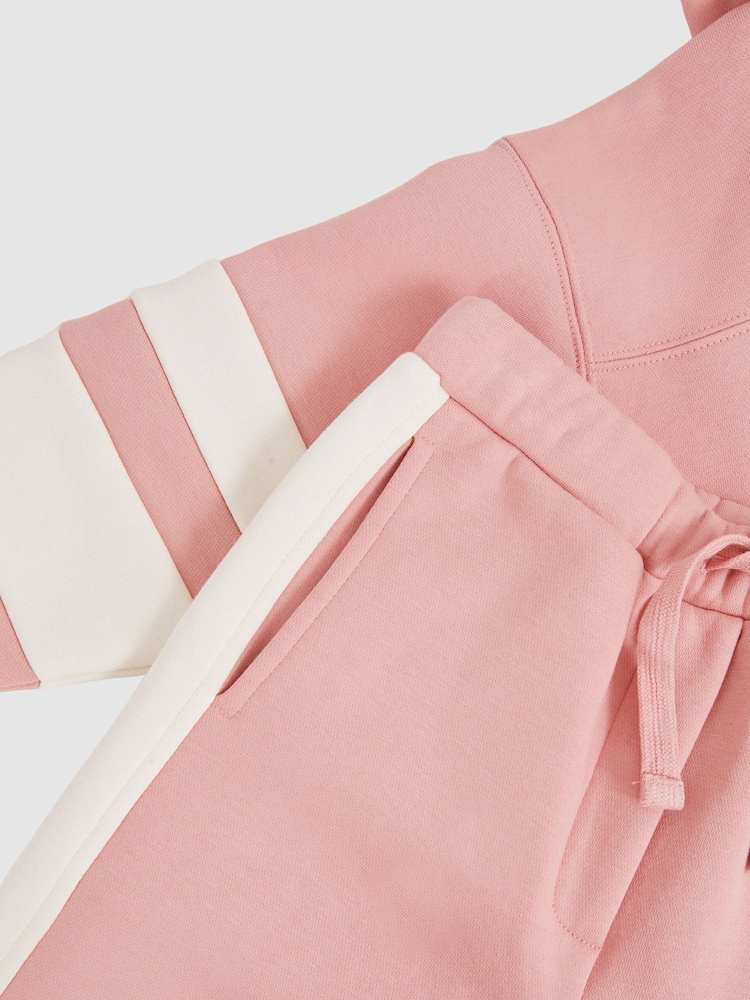 Reiss Rose Cara Cotton-Blend Joggers and Hoodie Set - Image 4 of 4