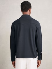 Reiss Navy Ledger Shirt - Image 4 of 6