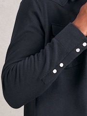 Reiss Navy Ledger Shirt - Image 5 of 6