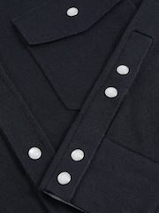 Reiss Navy Ledger Shirt - Image 6 of 6
