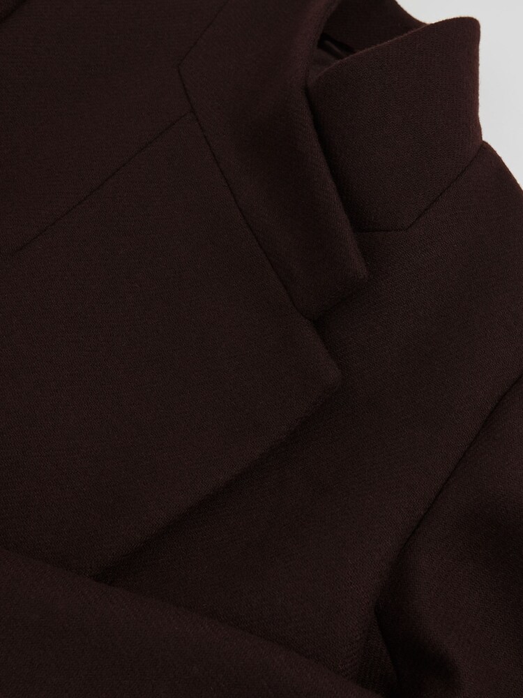 Reiss Chocolate Brown Max Coat - Image 6 of 6 Reiss Chocolate Brown Max Coat - Image 6 of 6