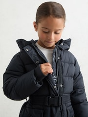 Reiss Navy Alys Coat - Image 3 of 5