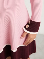 Reiss Pink Willa Dress - Image 3 of 5