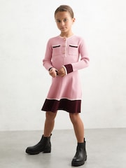 Reiss Pink Willa Dress - Image 4 of 5