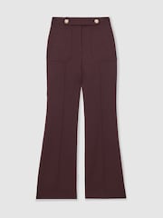 Reiss Burgundy Lily Trousers - Image 2 of 6