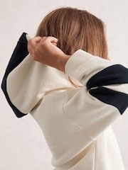Reiss Ecru Cara Cotton-Blend Joggers and Hoodie Set - Image 3 of 5