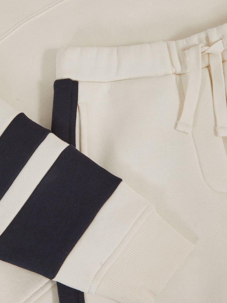 Reiss Ecru Cara Cotton-Blend Joggers and Hoodie Set - Image 5 of 5
