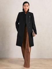Reiss Black Max Petite Coat - Image 4 of 7