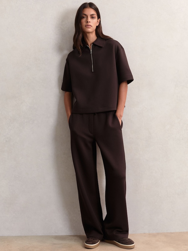 Reiss Plum Purple Pia Sweat Top - Image 1 of 5