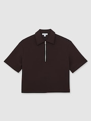 Reiss Plum Purple Pia Sweat Top - Image 2 of 5