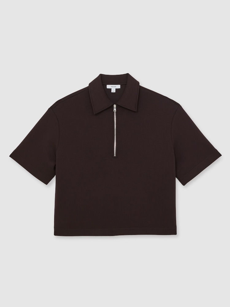 Reiss Plum Purple Pia Sweat Top - Image 2 of 5