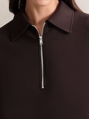 Reiss Plum Purple Pia Sweat Top - Image 3 of 5