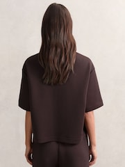 Reiss Plum Purple Pia Sweat Top - Image 4 of 5