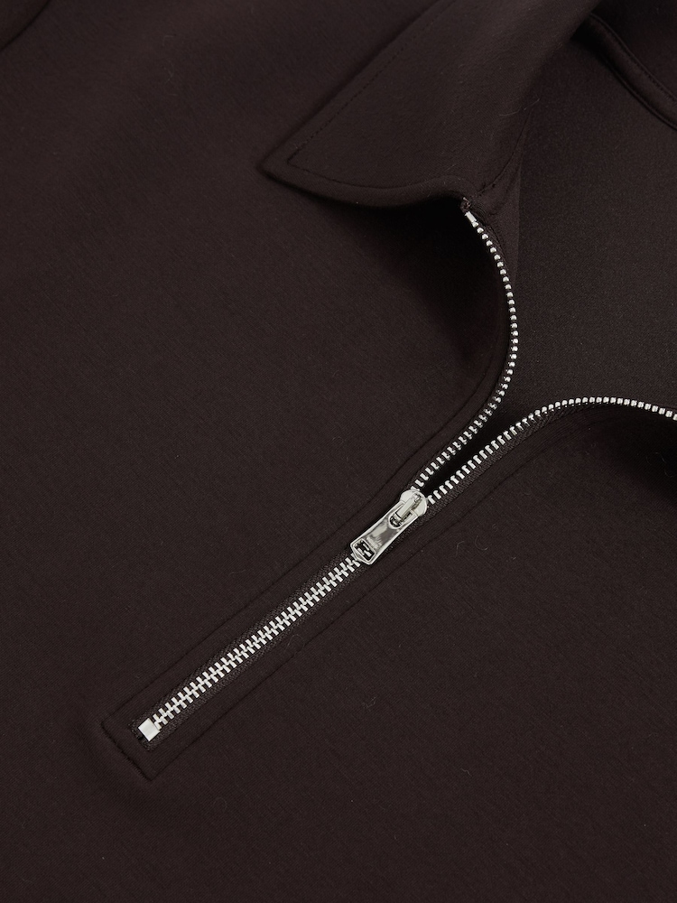 Reiss Plum Purple Pia Sweat Top - Image 5 of 5