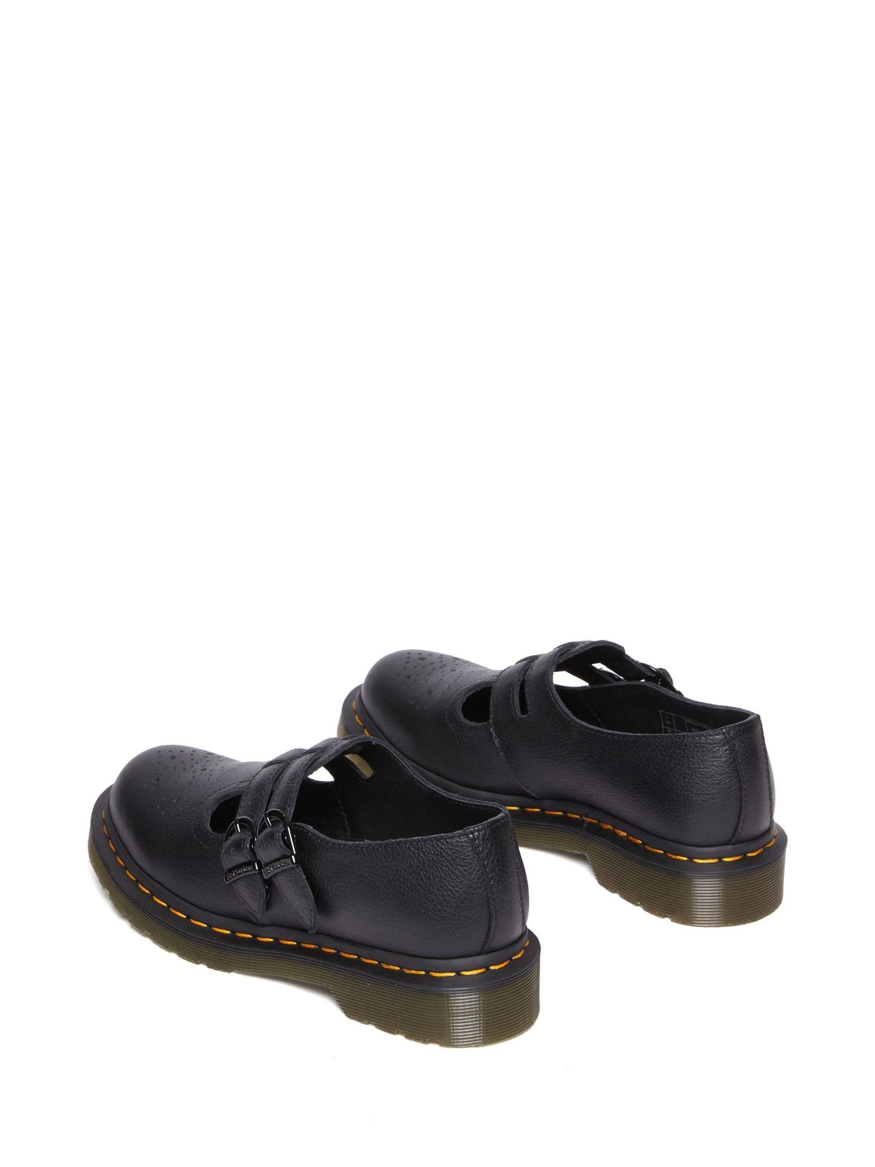 Dr. Martens 8065 Mary Jane ブラック UK6 Dr. Martens 8065 Black Smooth Platform Mary Jane – Red Zone