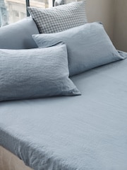 Piglet in Bed Dusk Blue Pillowcase - Image 1 of 3