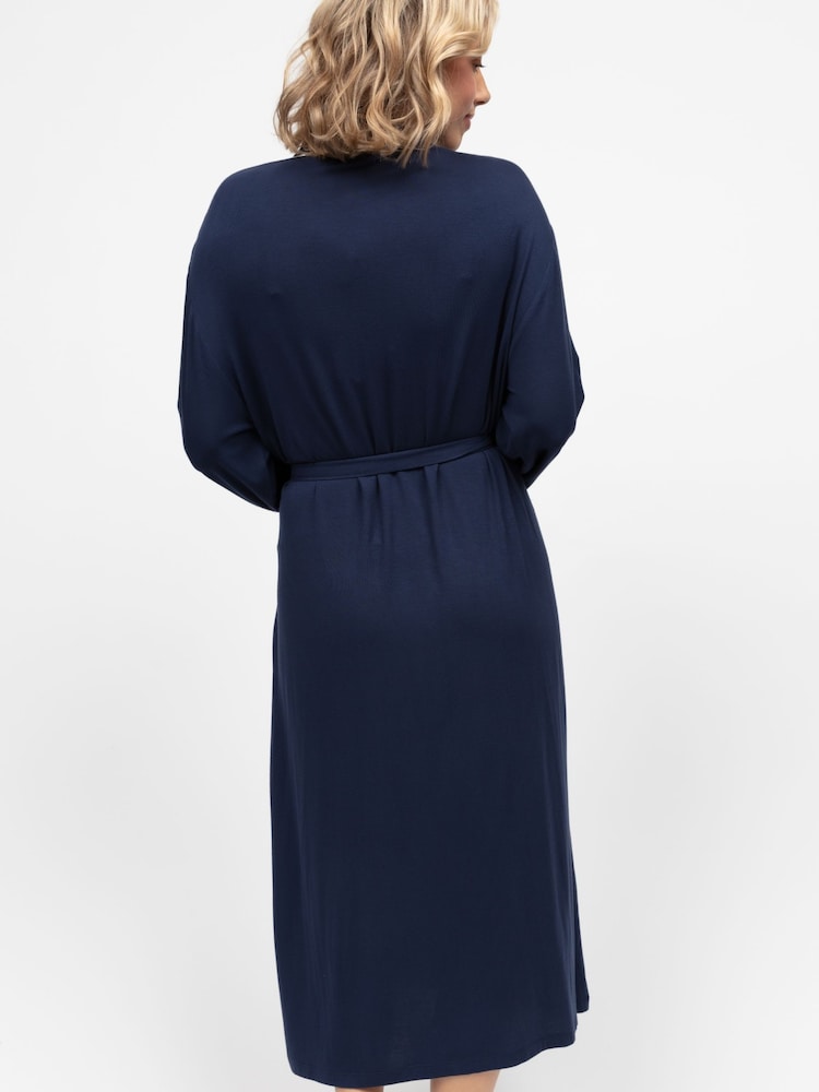 Cyberjammies Blue Long Jersey Dressing Gown - Image 2 of 4