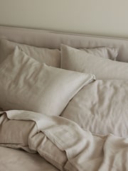 Piglet in Bed Oatmeal Pillowcase - Image 1 of 3