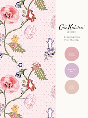 Cath Kidston Pink Catnip 10M Wallpaper - Image 4 of 4