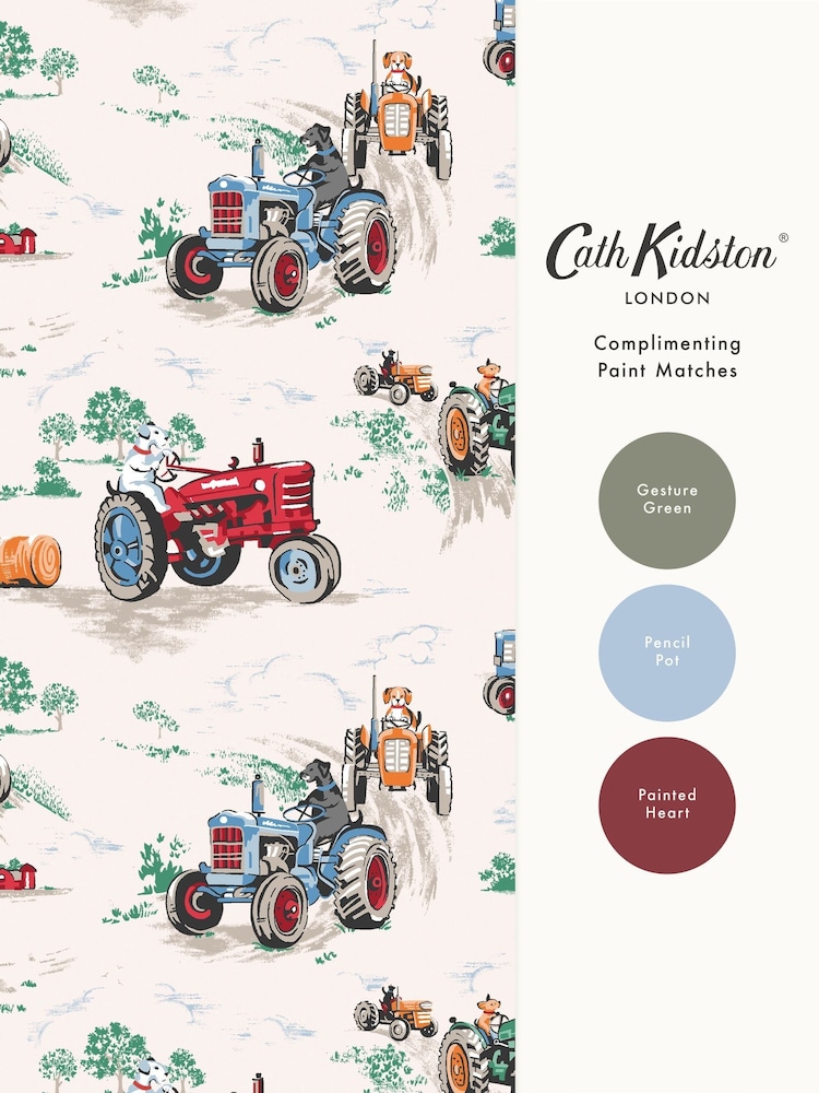 Cath Kidston Multi Tractor 10M Wallpaper - Image 6 of 6