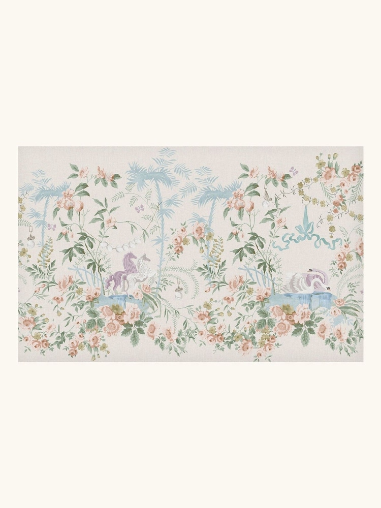 Cath Kidston Pastel Colourful Life Mural 4 x 2.5m - Image 2 of 4