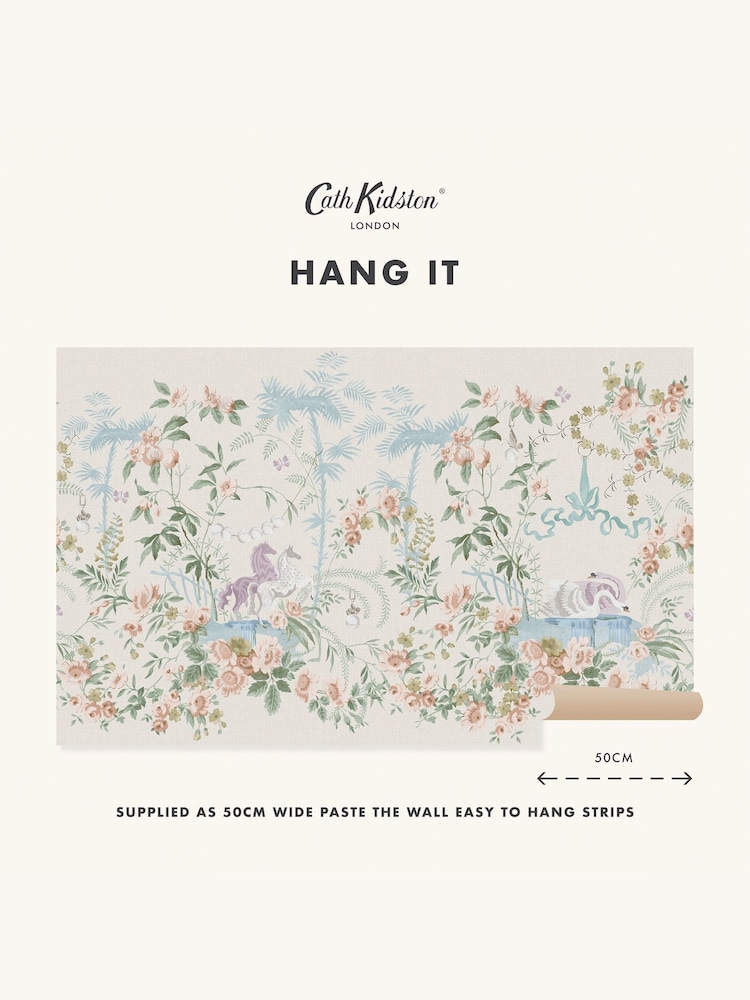 Cath Kidston Pastel Colourful Life Mural 4 x 2.5m - Image 4 of 4