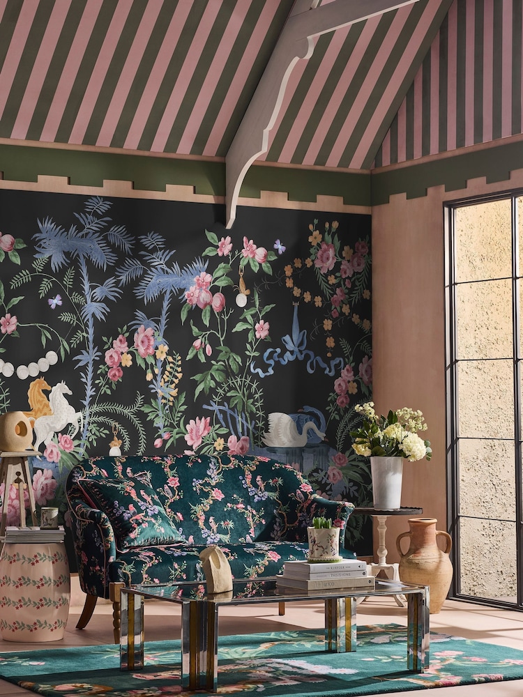 Cath Kidston Night Colourful Life Mural 4 x 2.5m - Image 1 of 4