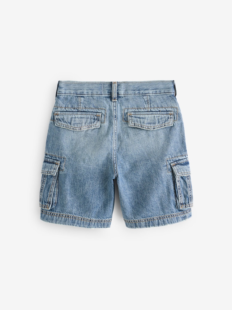 Abercrombie & Fitch Black Cargo Shorts - Image 2 of 6