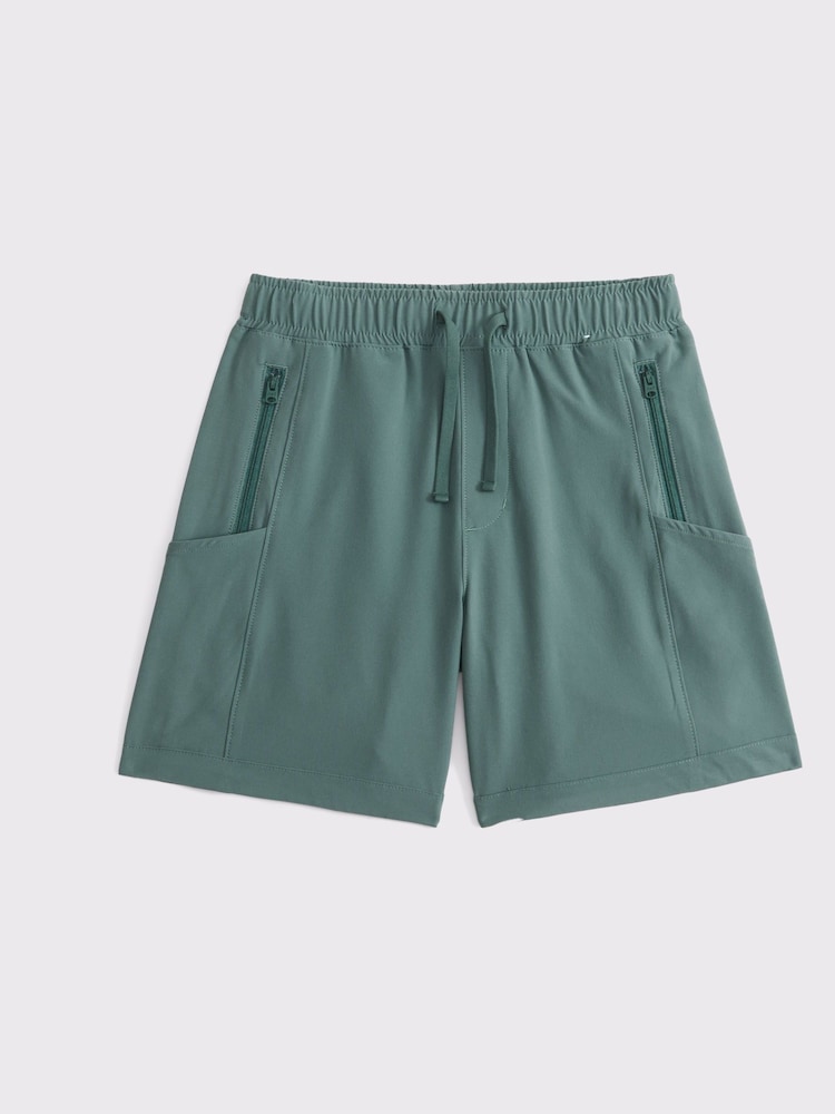 Abercrombie & Fitch Green Club Shorts - Image 1 of 2