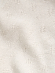Abercrombie & Fitch Linen Texture Button Down White Shirt - Imagen 2 de 2