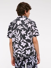 Abercrombie & Fitch Poplin Collar Black Shirt - Изображение 6 из 7