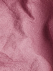 Piglet in Bed Raspberry 100% Linen Duvet Cover - Image 3 of 3