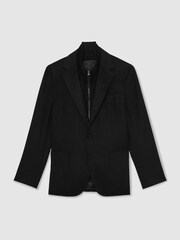 Reiss Patch Single Breasted Blazer With Gilet Insert Regular-Fit - Imagem 2 de 7