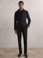 Reiss Patch Single Breasted Blazer With Gilet Insert Regular-Fit - Imagem 3 de 7