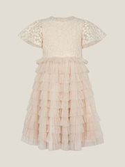 Monsoon White Taylor Daisy Embroidered Party Dress - Image 1 of 3