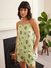 Chelsea Peers Maternity Cactus Print Short Pyjamas Set - صورة 1 من 1