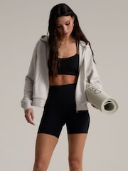 Chelsea Peers Natural LuxeComfort Scuba Zip Hoodie - Image 4 of 4