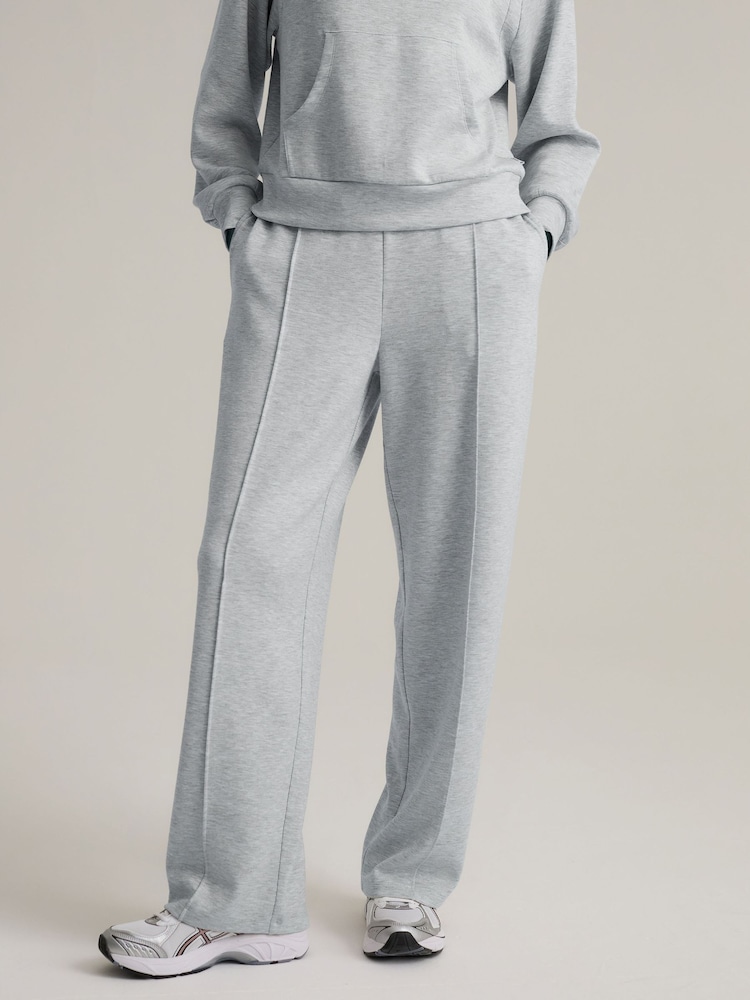 Chelsea Peers Grey Luxe Comfort Scuba Joggers - Image 2 of 4 Chelsea Peers Grey Luxe Comfort Scuba Joggers - Image 2 of 4