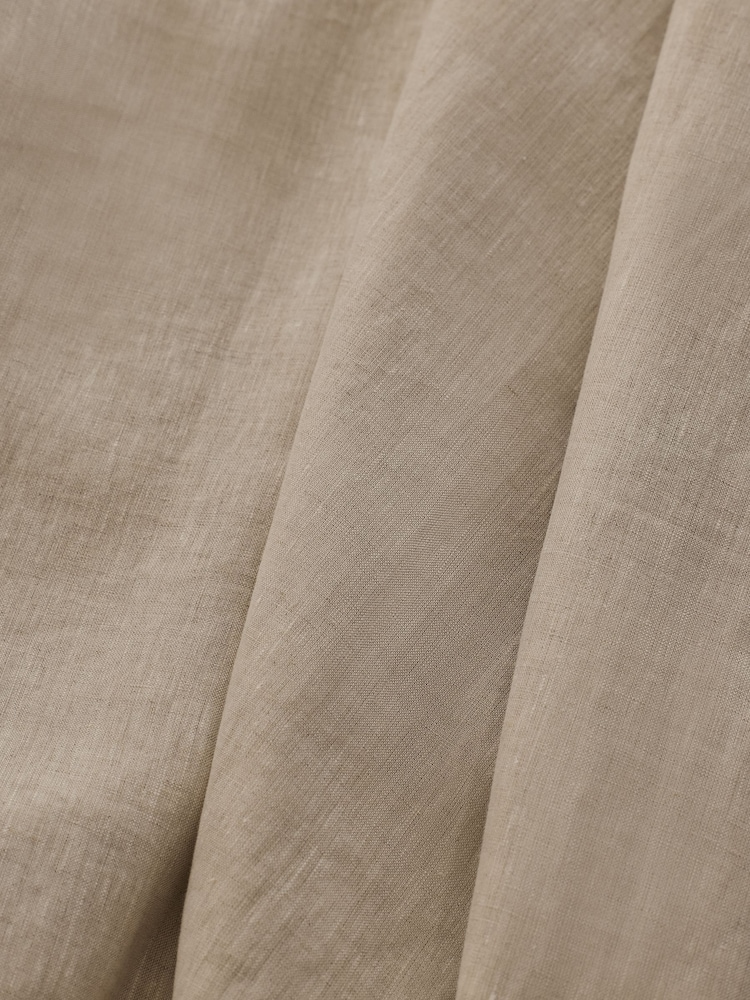 Natural N. Premium Collection 100% Linen Hidden Tab Top Lined Curtains - Image 2 of 6 Natural N. Premium Collection 100% Linen Hidden Tab Top Lined Curtains - Image 2 of 6