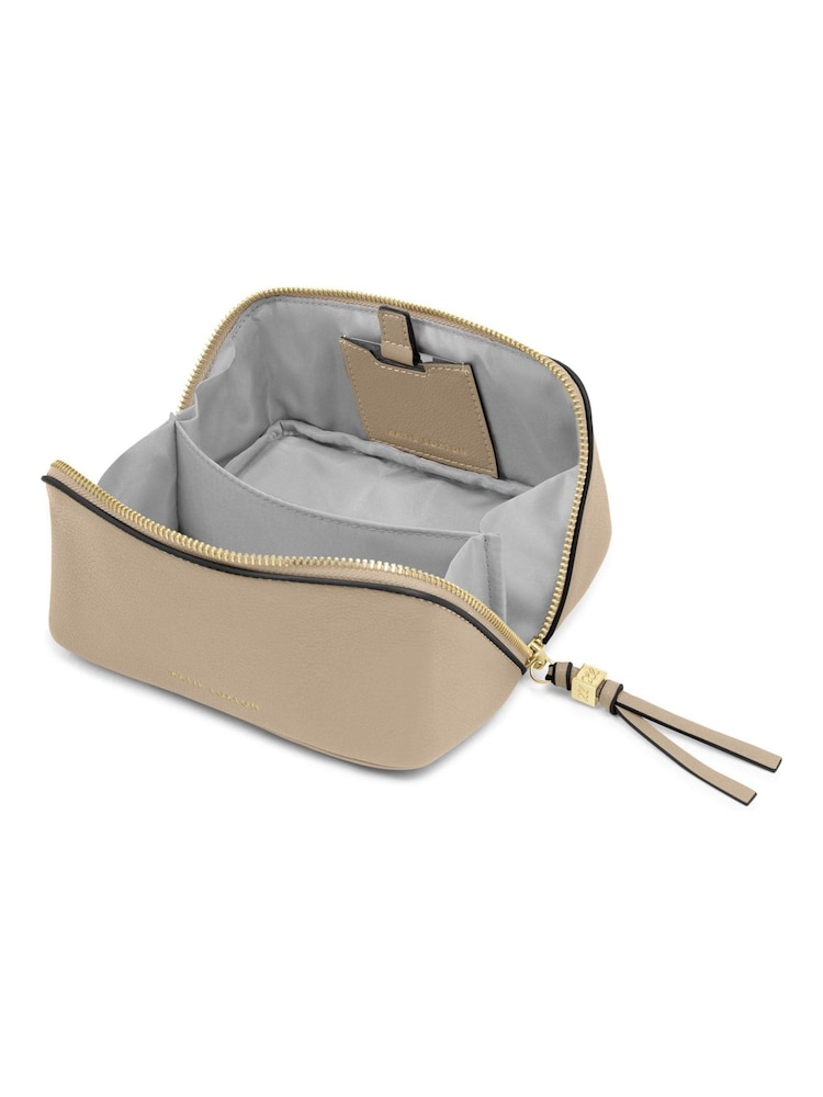 Katie Loxton Natural Fold-Out Mirror Make Up Bag - Image 2 of 4 Katie Loxton Natural Fold-Out Mirror Make Up Bag - Image 2 of 4