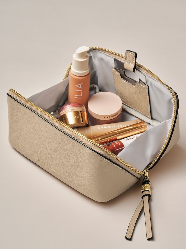 Katie Loxton Natural Fold-Out Mirror Make Up Bag - Image 4 of 4 Katie Loxton Natural Fold-Out Mirror Make Up Bag - Image 4 of 4