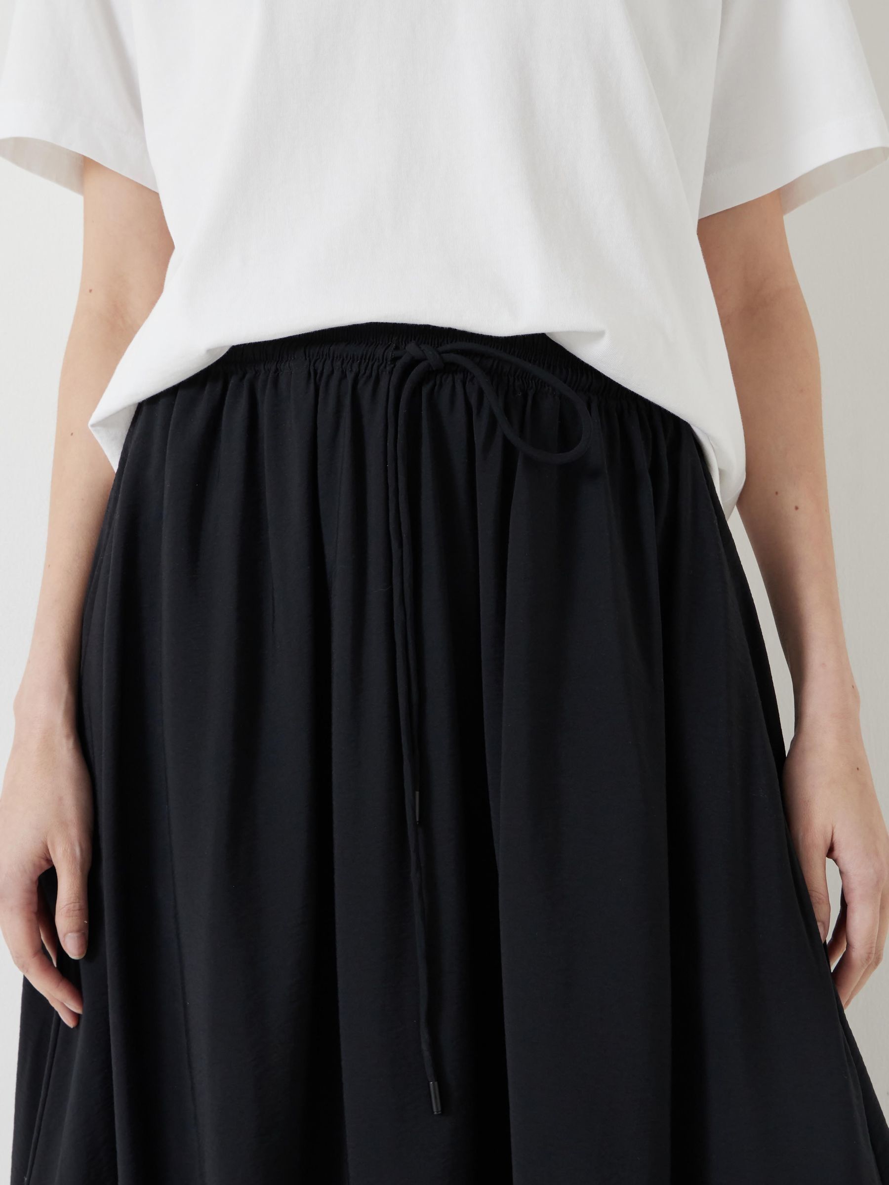 Buy Hush Black Balloon Midi Skirt from Next USA