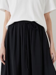 Hush Black Balloon Midi Skirt - Image 4 of 5