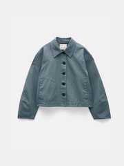Hush Grey Swing 100% Cotton Jacket - Image 5 of 5
