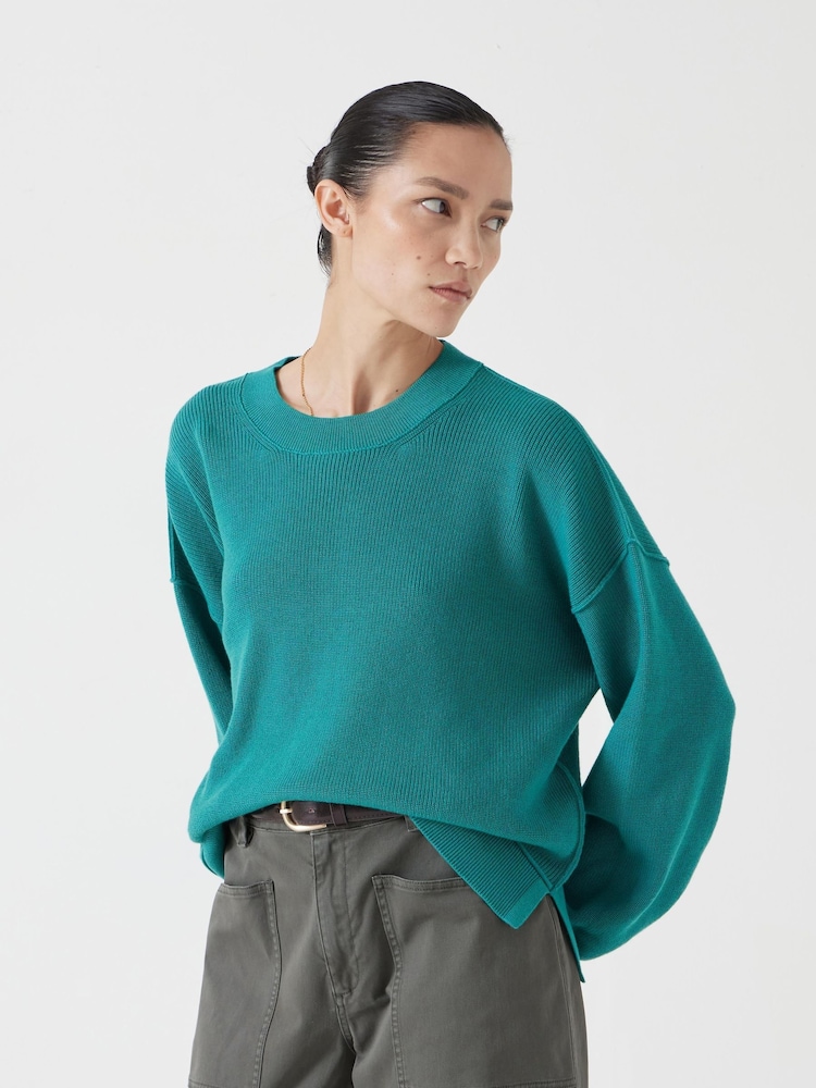 Hush Boxy Rib 100% Cotton Jumper - Imagem 1 de 5