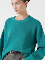 Hush Boxy Rib 100% Cotton Jumper - Imagem 4 de 5