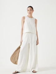 Hush White Towelling Short Sleeve vests - Image 2 of 5