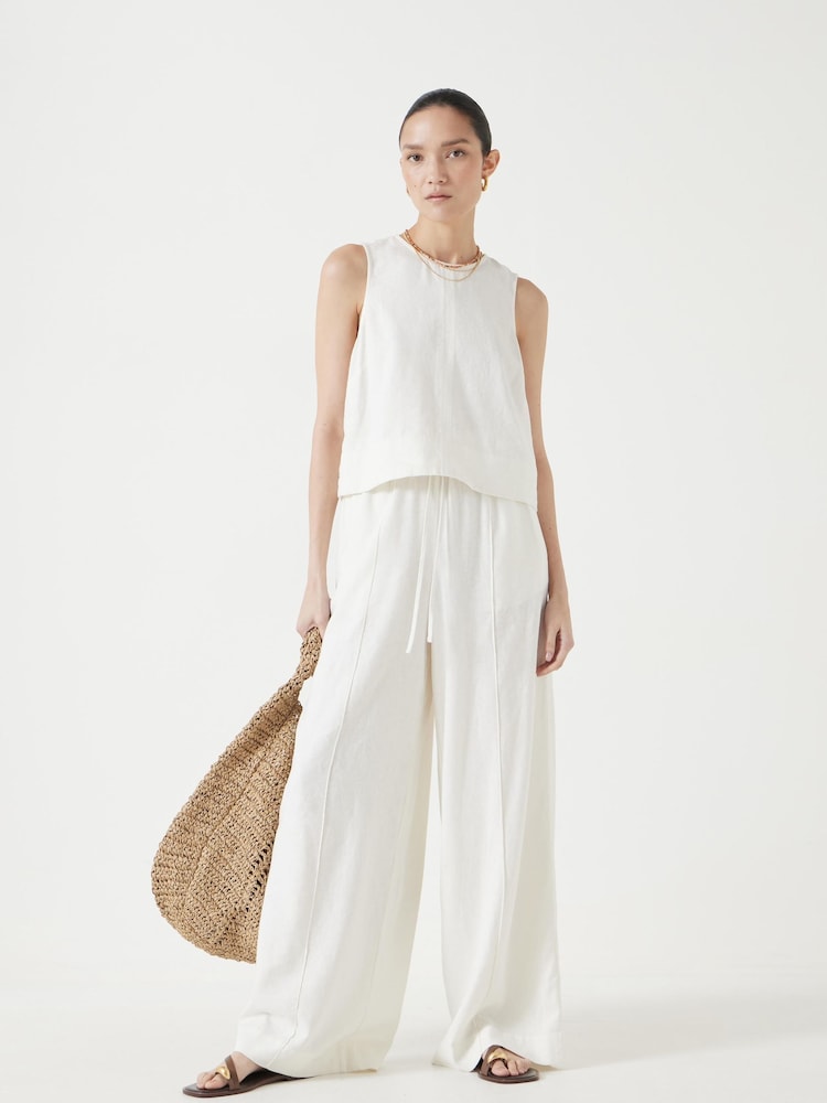 Hush White Towelling Short Sleeve vests - Image 2 of 5