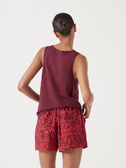 Hush Purple Cotton Slub Tank Top - Image 3 of 5
