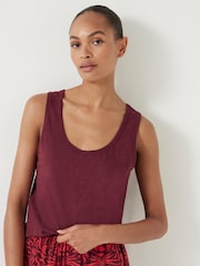 Hush Purple Cotton Slub Tank Top - Image 4 of 5